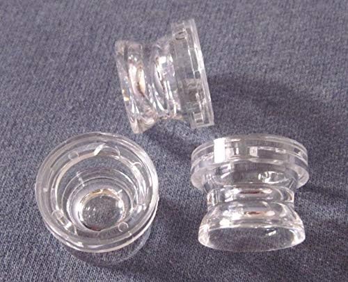 NGVX-20 LED Optik Lens için Optik Parça, Mum Şekli, Boyut: 20X14. 8mm, Temiz Yüzey, Malzemeler