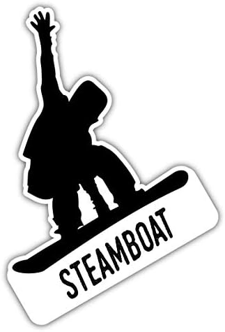 Steamboat Colorado Kayak Maceraları Hatıra 2 inç Vinil Çıkartma Etiket Gözlüğü Tasarımı