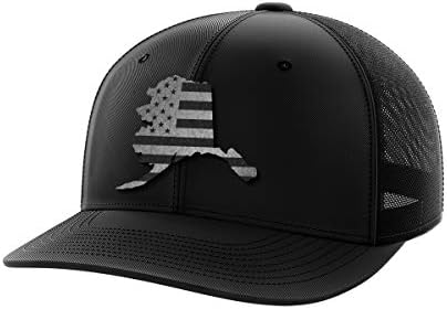 Alaska Birleşik Siyah Yama Şapka